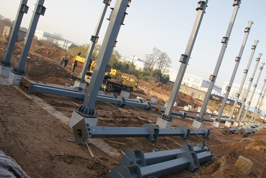 山西盛大鋼結(jié)構(gòu)廠(chǎng)房施工之鋼柱的安裝要點(diǎn)解析